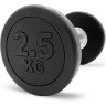 Гантель UNIX FIT PRO круглая обрезиненная 2,5 кг DBRND2_5PBK
